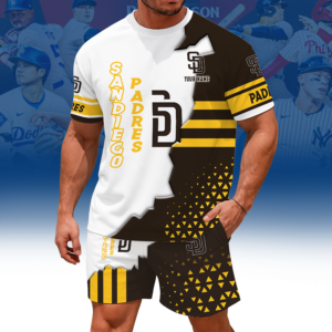 Limited Edition – Customized MLB San Diego Padres Unisex T-Shirt & Shorts Set