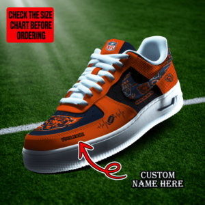 Limited Edition – Customized NFL Chicago Bears Af1 Shoes