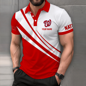 Limited Edition – Customized MLB Washington Nationals Polo Shirt