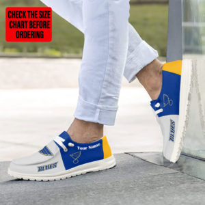 Limited Edition – Customized NHL St. Louis Blues Premium Loafer Shoes