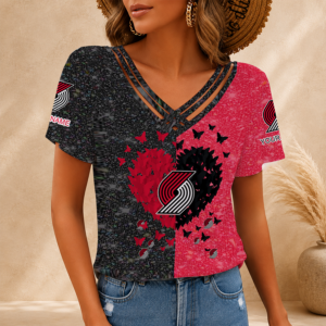 Limited Edition – Customized NBA Portland Trail Blazers V-Neck Shirt