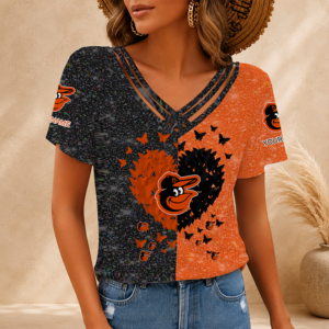 Limited Edition – Customized MLB Baltimore Orioles V-Neck Shirt