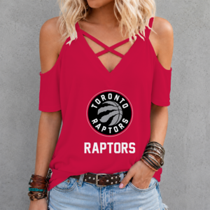 Limited Edition – Customized NBA Toronto Raptors Criss Cross V-Neck Top