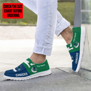 Limited Edition – Customized NHL Vancouver Canucks Premium Loafer Shoes