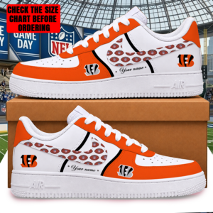 Limited Edition – Customized NFL Cincinnati Bengals Af1 Shoes