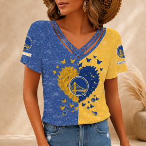 Limited Edition – Customized NBA Golden State Warriors V-Neck Shirt
