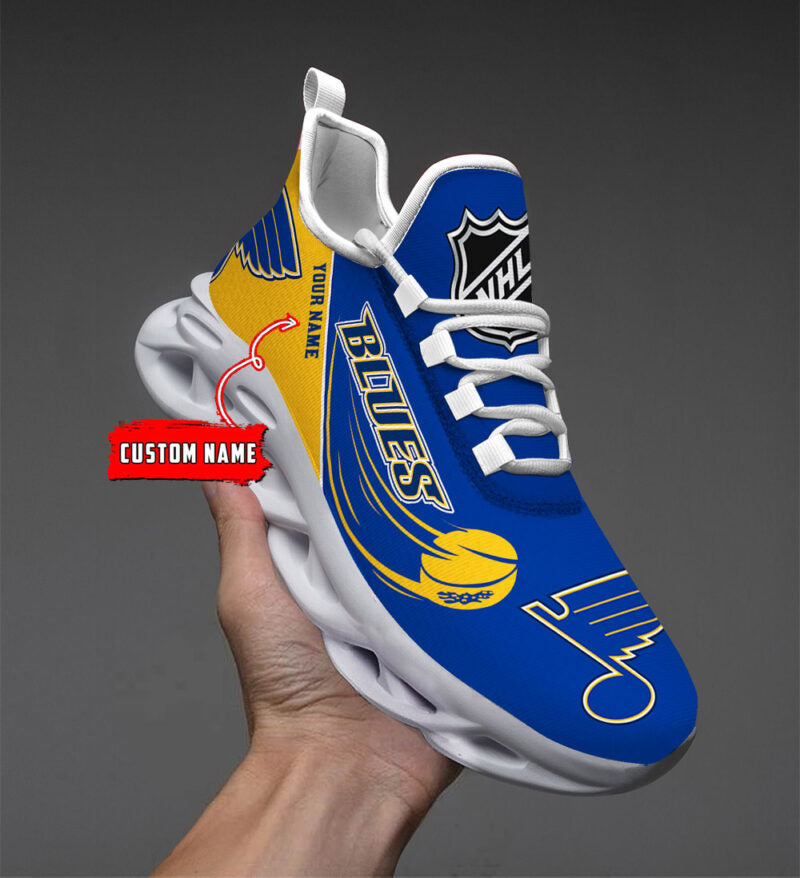 Limited Edition – Customized NHL St. Louis Blues Max Soul Shoes - Image 2