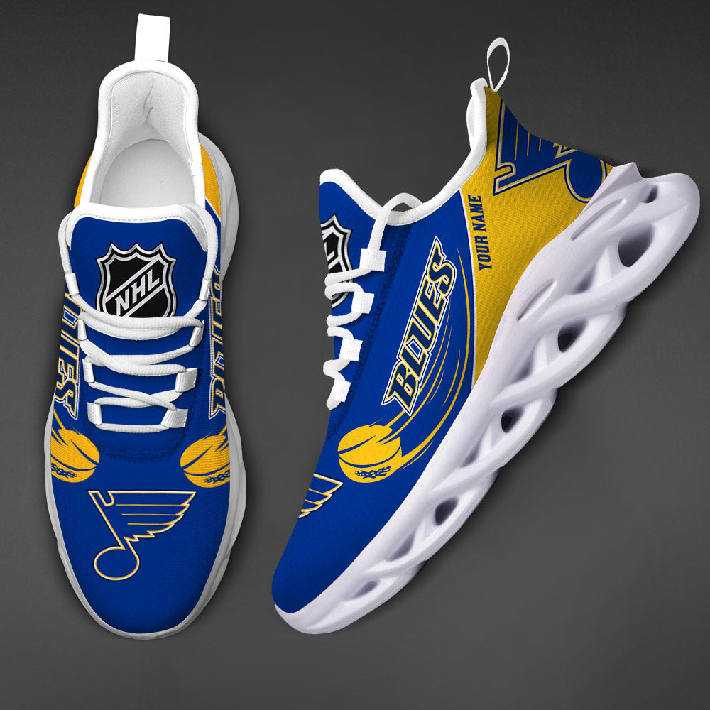 Limited Edition – Customized NHL St. Louis Blues Max Soul Shoes - Image 4
