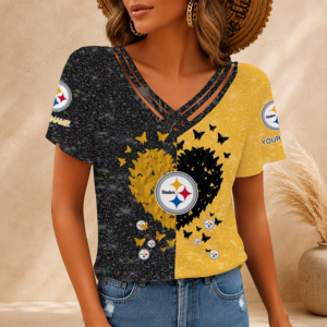 Limited Edition – Customized NFL Pittsburgh Steelers V-Neck Shirt