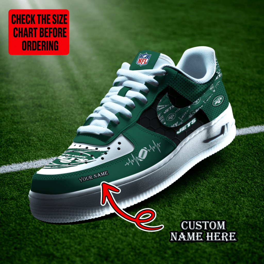 Limited Edition – Customized NFL New York Jets Af1 Shoes