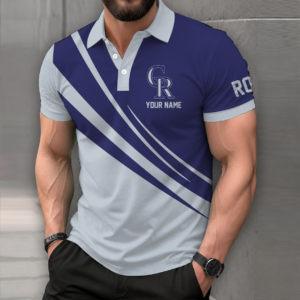 Limited Edition – Customized MLB Colorado Rockies Polo Shirt