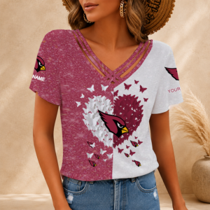 Limited Edition – Customized NFL Arizona Cardinals V-Neck Shirt