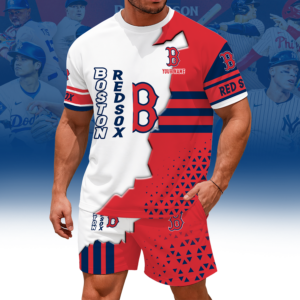 Limited Edition – Customized MLB Boston Red Sox Unisex T-Shirt & Shorts Set