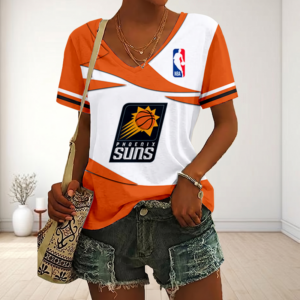 Limited Edition – Customized NBA Phoenix Suns V-Neck Female Shirt