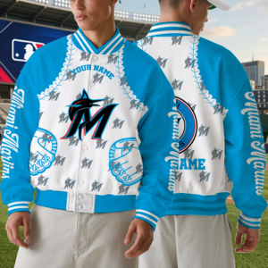 Limited Edition – Customized MLB MiaMiami Marlins Baseball Jacket