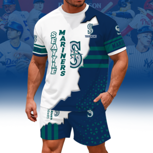 Limited Edition – Customized MLB Seattle Mariners Unisex T-Shirt & Shorts Set