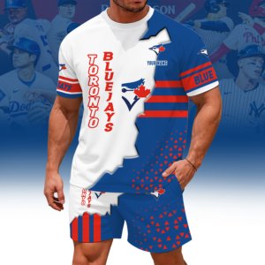 Limited Edition – Customized MLB Toronto Blue Jays Unisex T-Shirt & Shorts Set