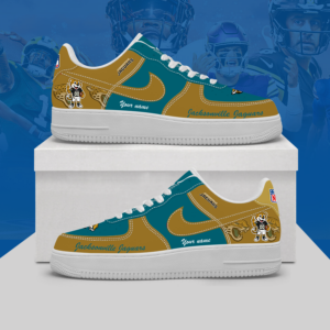 Limited Edition – Customized NFL Jacksonville Jaguars Af1 Shoes