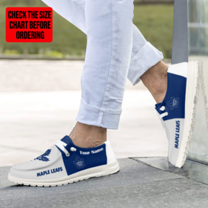 Limited Edition – Customized NHL Toronto Maple Leafs Premium Loafer Shoes