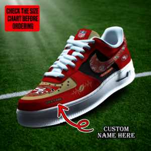 Limited Edition – Customized NFL San Francisco 49Ers Af1 Shoes
