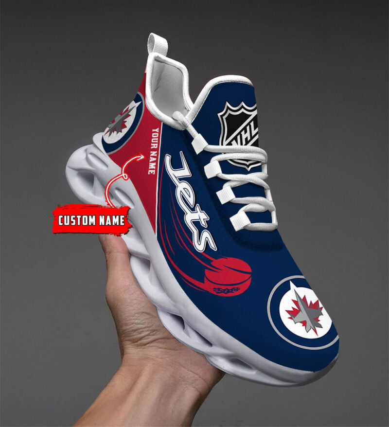 Limited Edition – Customized NHL Winnipeg Jets Max Soul Shoes - Image 2