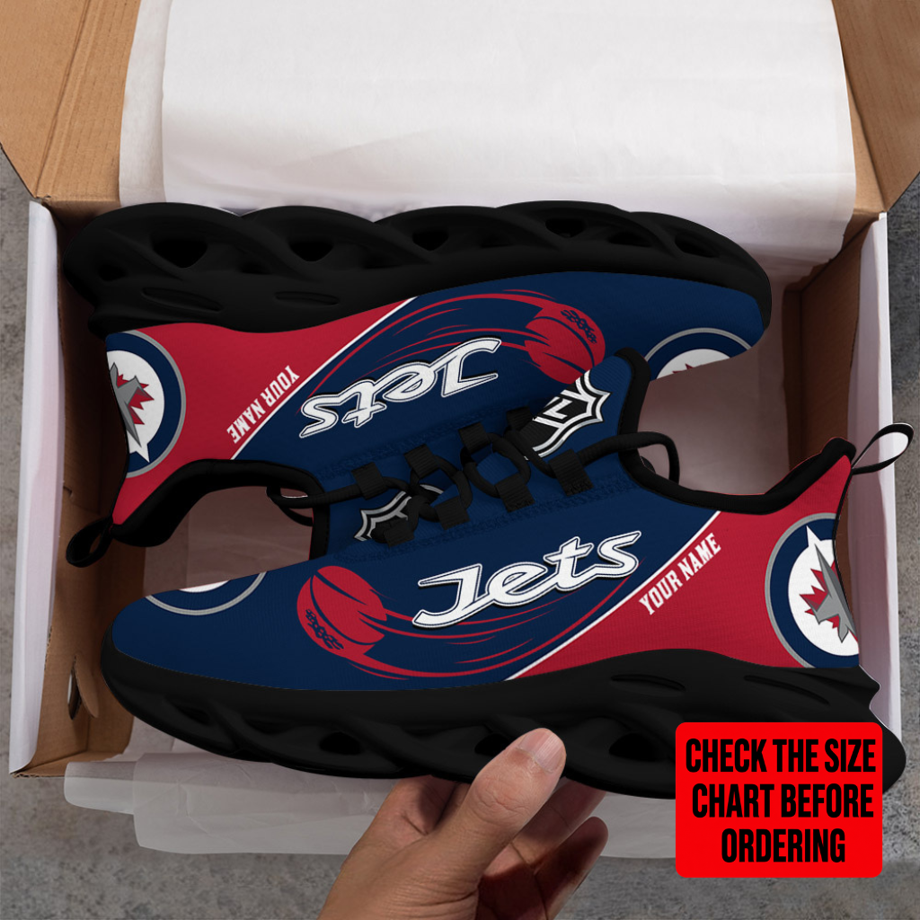 Limited Edition – Customized NHL Winnipeg Jets Max Soul Shoes - Image 4
