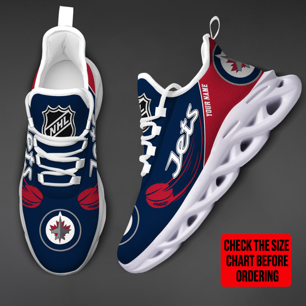 Limited Edition – Customized NHL Winnipeg Jets Max Soul Shoes