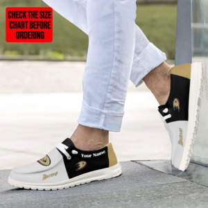 Limited Edition – Customized NHL Anaheim Ducks Premium Loafer Shoes