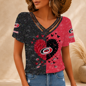Limited Edition – Customized NHL Carolina Hurricanes V-Neck Shirt