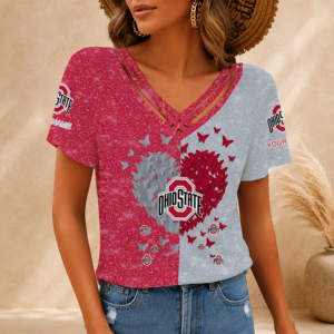 Limited Edition – Customized NCAA Ohio State Buckeyes V-Neck Shirt