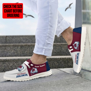 Limited Edition – Customized NHL Colorado Avalanche Premium Loafer Shoes