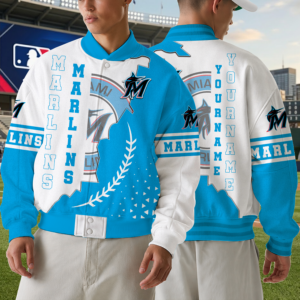 Limited Edition – Customized MLB MiaMiami Marlins Baseball Jacket