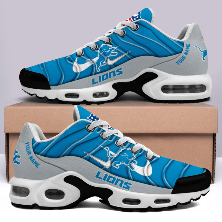 Limited Edition – Customized NFL Detroit Lions Air Max Plus Sneakers - Image 2