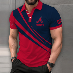 Limited Edition – Customized MLB Atlanta Braves Polo Shirt