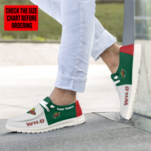 Limited Edition – Customized NHL Minnesota Wild Premium Loafer Shoes