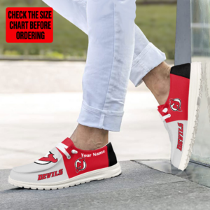 Limited Edition – Customized NHL New Jersey Devils Premium Loafer Shoes