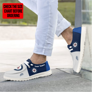 Limited Edition – Customized NHL Winnipeg Jets Premium Loafer Shoes