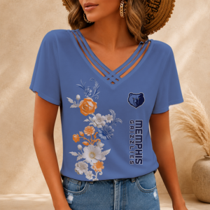 Limited Edition – Customized NBA Memphis Grizzlies V-Neck Shirt