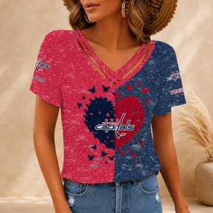 Limited Edition – Customized NHL Washington Capitals V-Neck Shirt