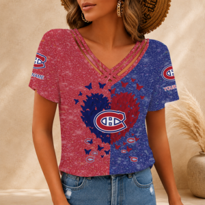 Limited Edition – Customized NHL Montreal Canadiens V-Neck Shirt