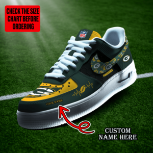 Limited Edition – Customized NFL Green Bay Packers Af1 Shoes