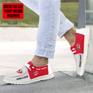 Limited Edition – Customized NHL Carolina Hurricanes Premium Loafer Shoes
