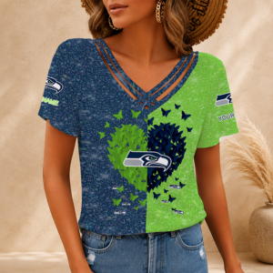 Limited Edition – Customized NFL Seattle Seahawks V-Neck Shirt