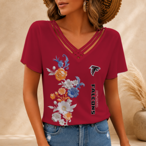 Limited Edition – Customized NFL Atlanta Falcons V-Neck Shirt