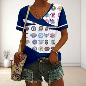 Limited Edition – Customized NBA All Teams V-Neck Female Shirt
