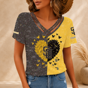 Limited Edition – Customized MLB San Diego Padres V-Neck Shirt