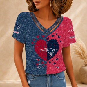 Limited Edition – Customized NFL New England Patriots V-Neck Shirt