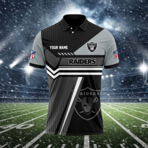 Limited Edition – Customized NFL Las Vegas Raiders Polo Shirt