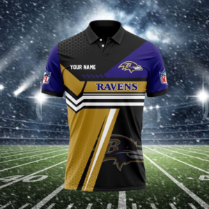 Limited Edition – Customized NFL Baltimore Ravens Polo Shirt