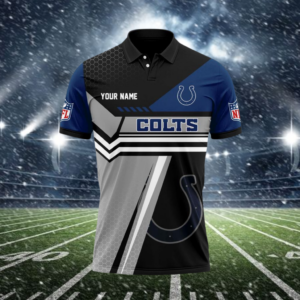 Limited Edition – Customized NFL Indianapolis Colts Polo Shirt